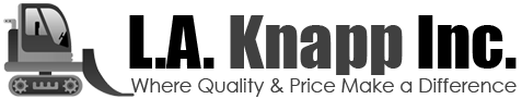 Logo, L.A. Knapp Inc. - Civil Construction